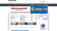 Desktop Screenshot of holmsmechanical.com